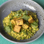 Masala Spinach Risotto w Pan Fried Tofu – Jax Food Hax