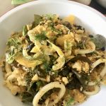 Squid, Fennel, Black Pudding Salad w Orange Juice Dressing – Jax Hamilton Cooks