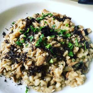 Mushroom and Black Truffle Risotto - Jax Hamilton Cooks